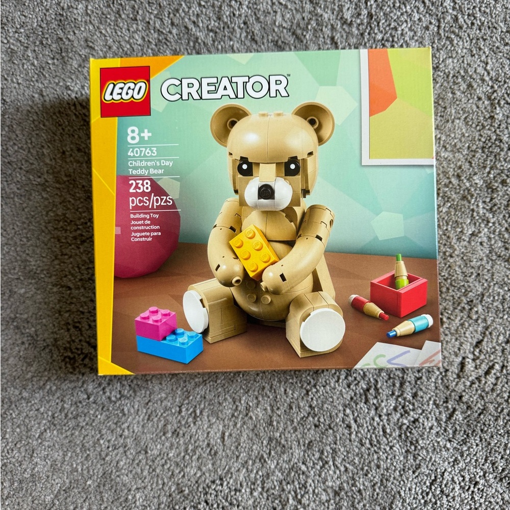Lego Tan and Yellow Building Blocks Set